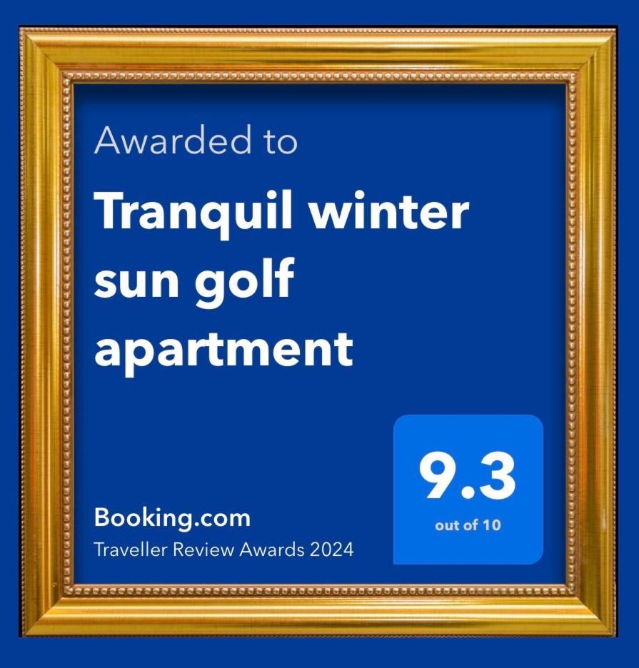 Tranquil Self Catering Golf Course Apartment Alicante Bagian luar foto